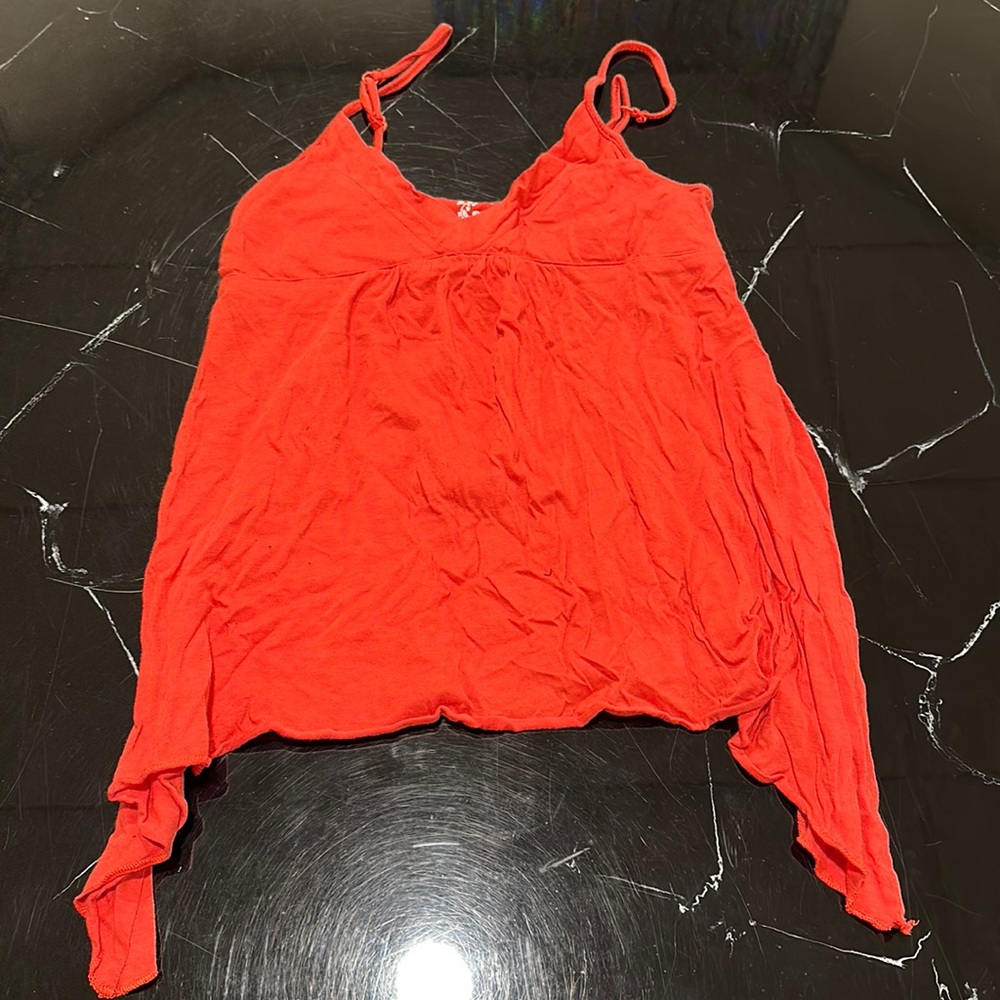 Medium stylish orange tank top
